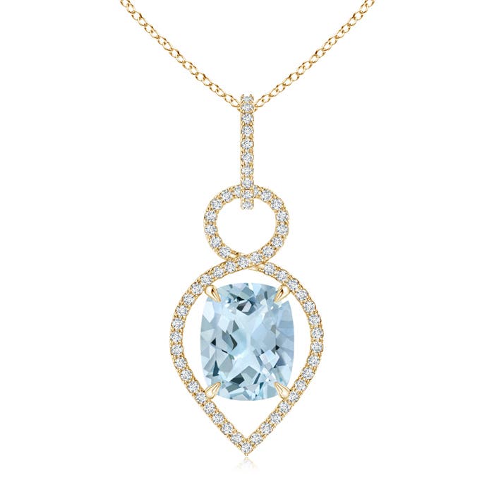 AA - Aquamarine / 2.75 CT / 14 KT Yellow Gold