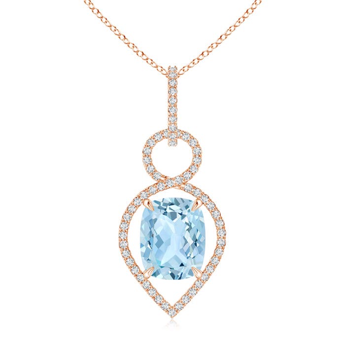 AAA - Aquamarine / 2.75 CT / 14 KT Rose Gold