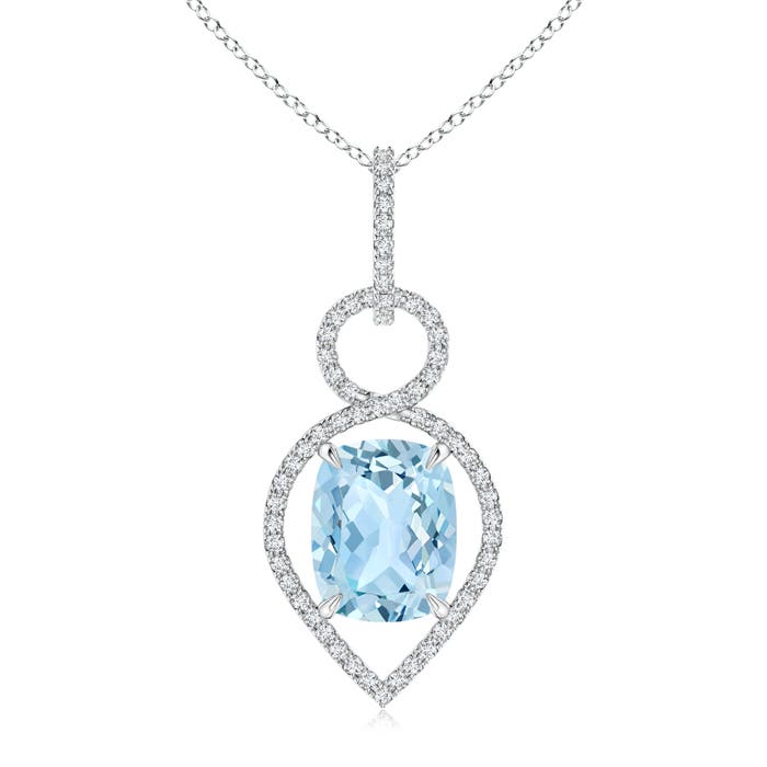 AAA - Aquamarine / 2.75 CT / 14 KT White Gold