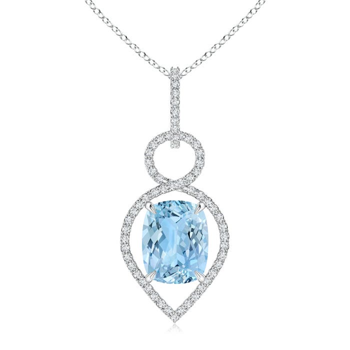 AAAA - Aquamarine / 2.75 CT / 14 KT White Gold