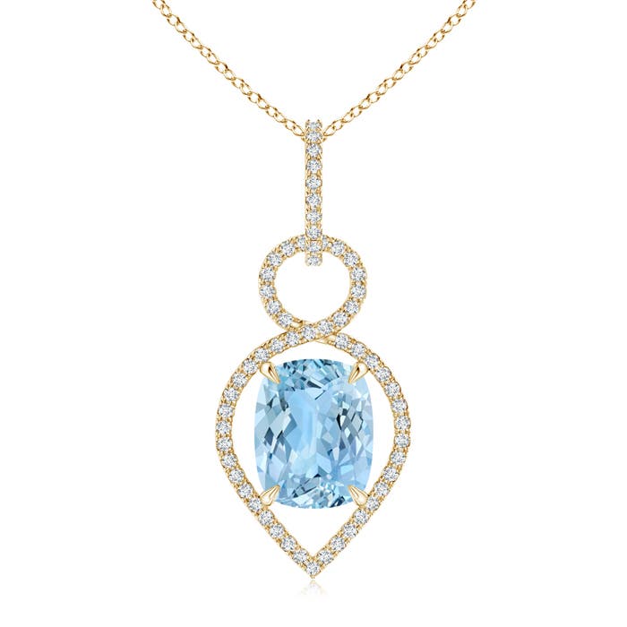 AAAA - Aquamarine / 2.75 CT / 14 KT Yellow Gold