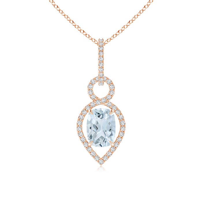 A - Aquamarine / 1.44 CT / 14 KT Rose Gold