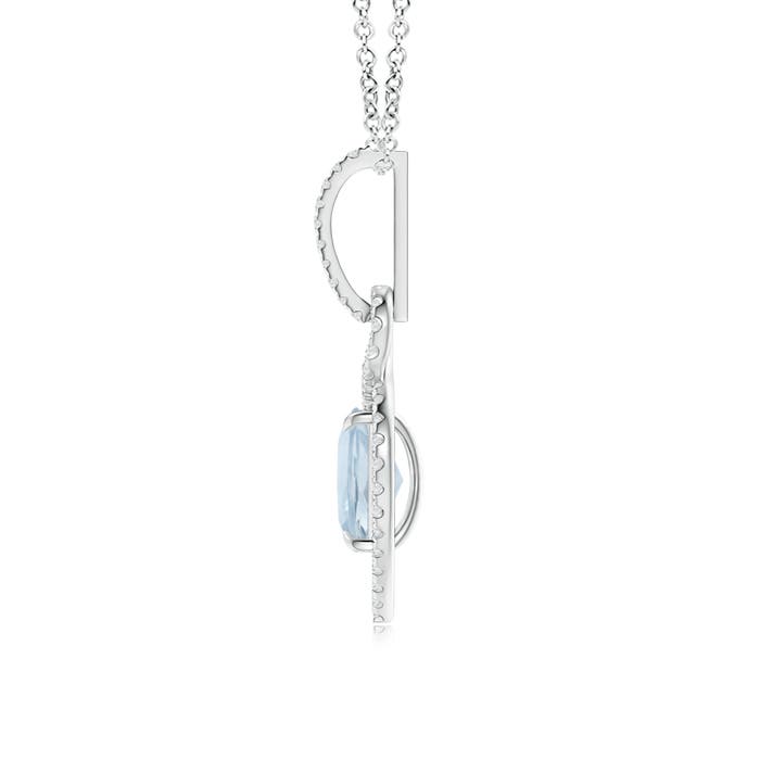 A - Aquamarine / 1.44 CT / 14 KT White Gold