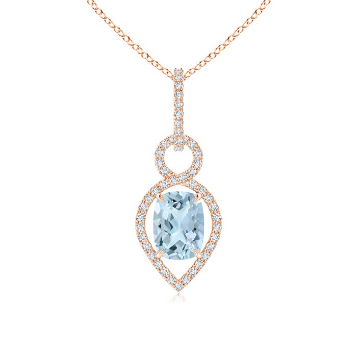 AA - Aquamarine / 1.44 CT / 14 KT Rose Gold