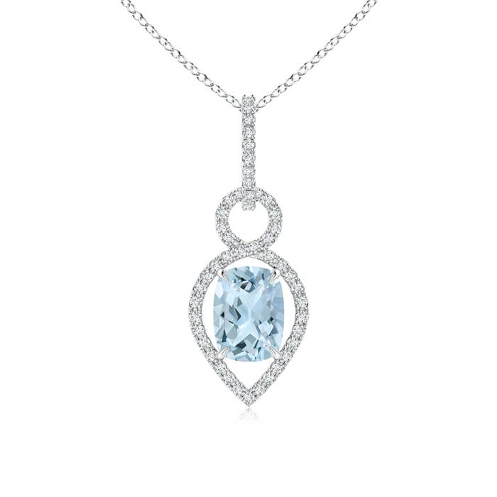 AA - Aquamarine / 1.44 CT / 14 KT White Gold