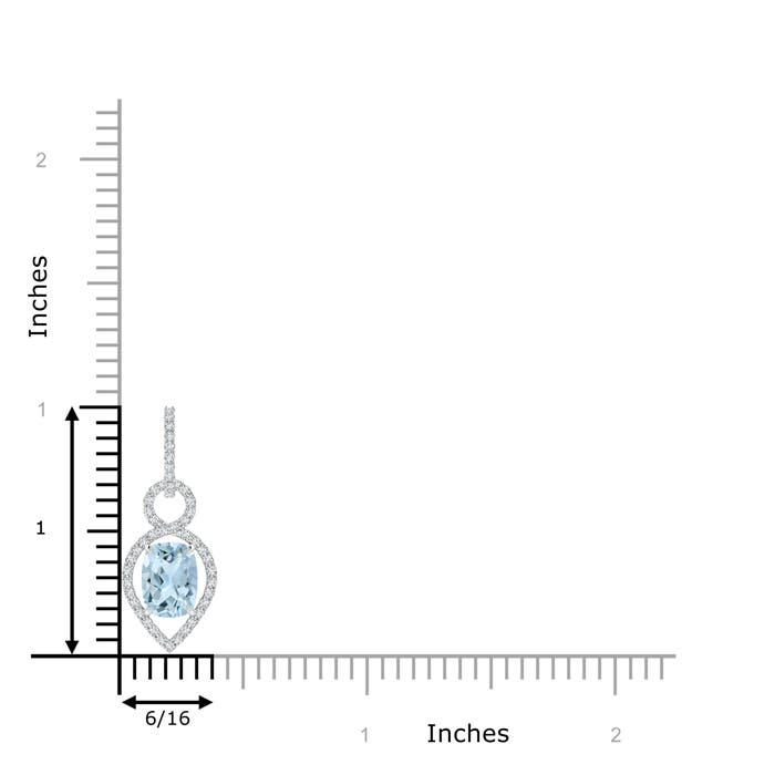 AA - Aquamarine / 1.44 CT / 14 KT White Gold