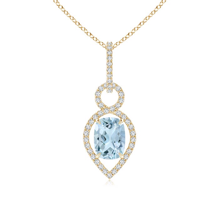 AA - Aquamarine / 1.44 CT / 14 KT Yellow Gold