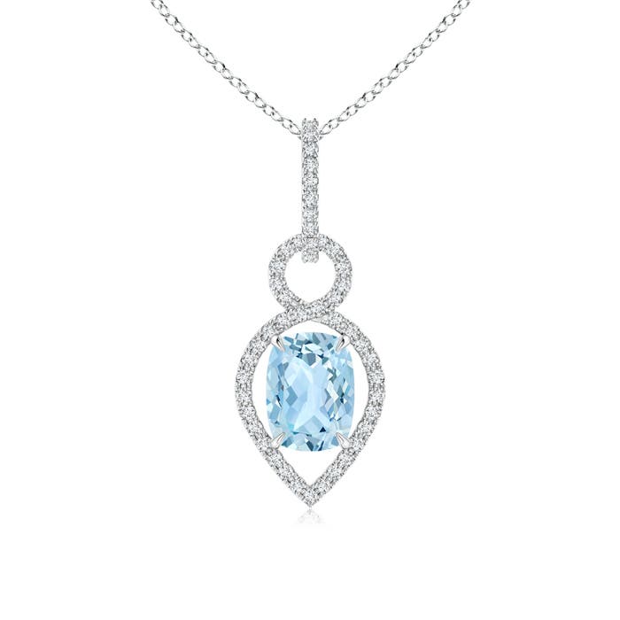 AAA - Aquamarine / 1.44 CT / 14 KT White Gold