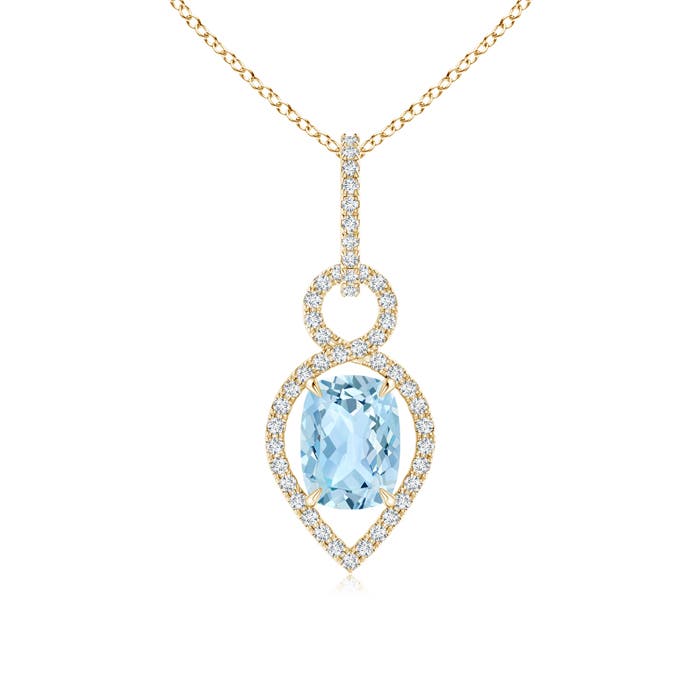 AAA - Aquamarine / 1.44 CT / 14 KT Yellow Gold