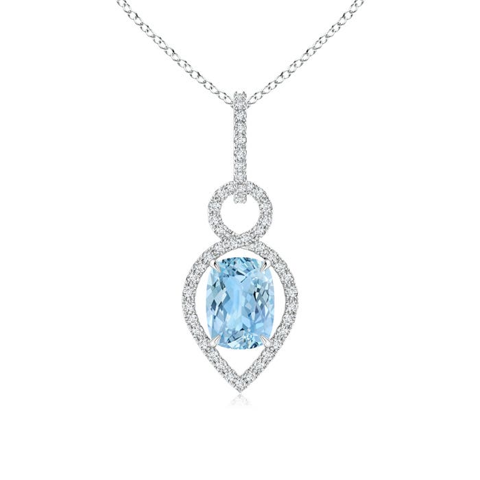 AAAA - Aquamarine / 1.44 CT / 14 KT White Gold