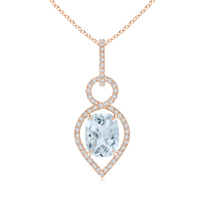 A - Aquamarine / 2.12 CT / 14 KT Rose Gold