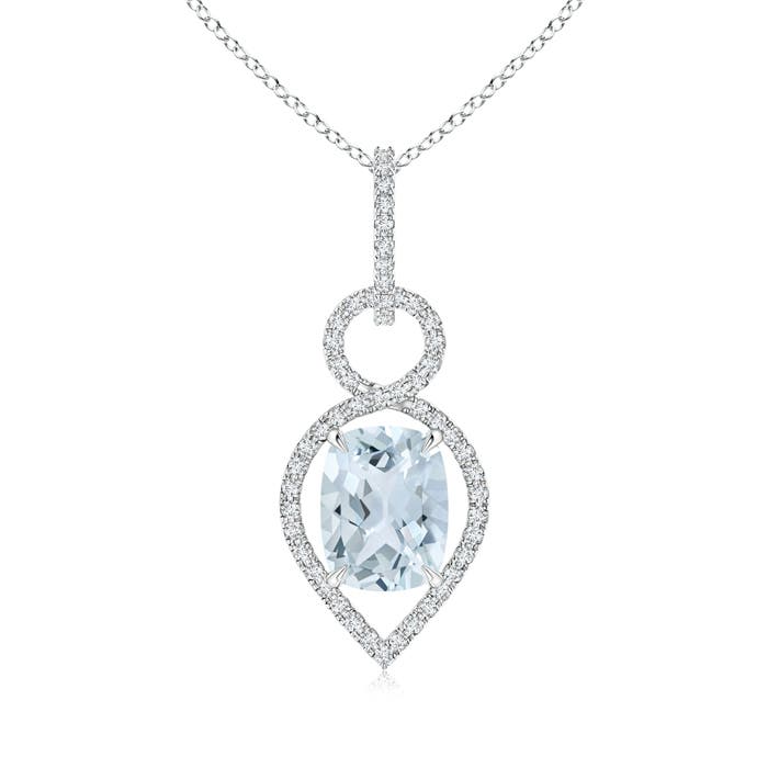 A - Aquamarine / 2.12 CT / 14 KT White Gold