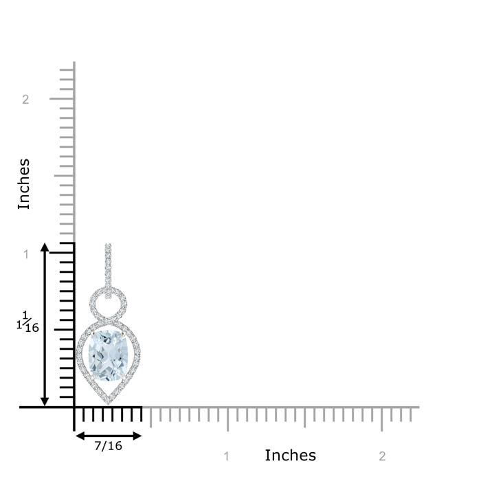 A - Aquamarine / 2.12 CT / 14 KT White Gold