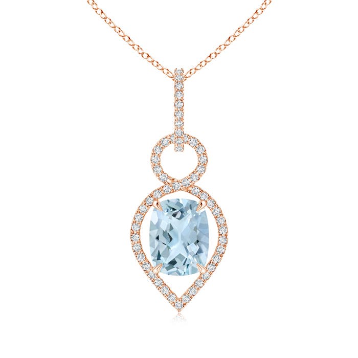 AA - Aquamarine / 2.12 CT / 14 KT Rose Gold