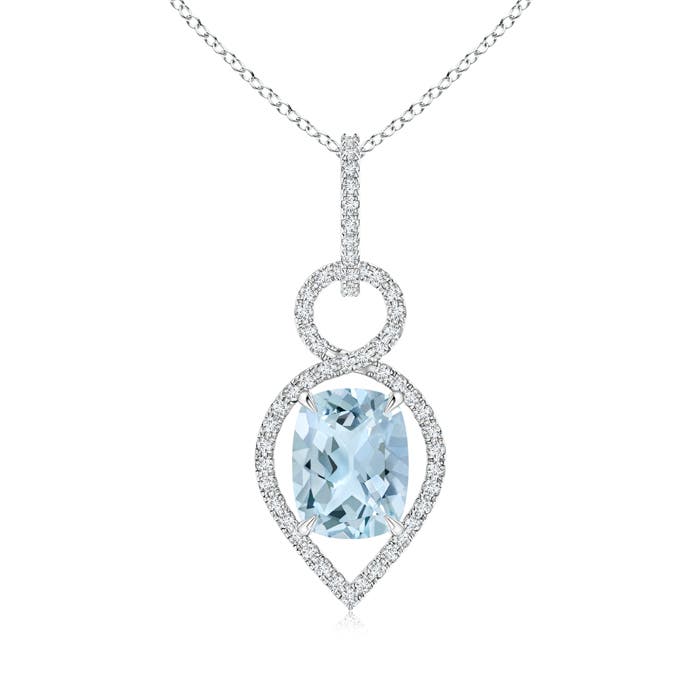 AA - Aquamarine / 2.12 CT / 14 KT White Gold