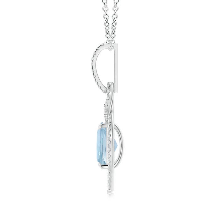 AA - Aquamarine / 2.12 CT / 14 KT White Gold