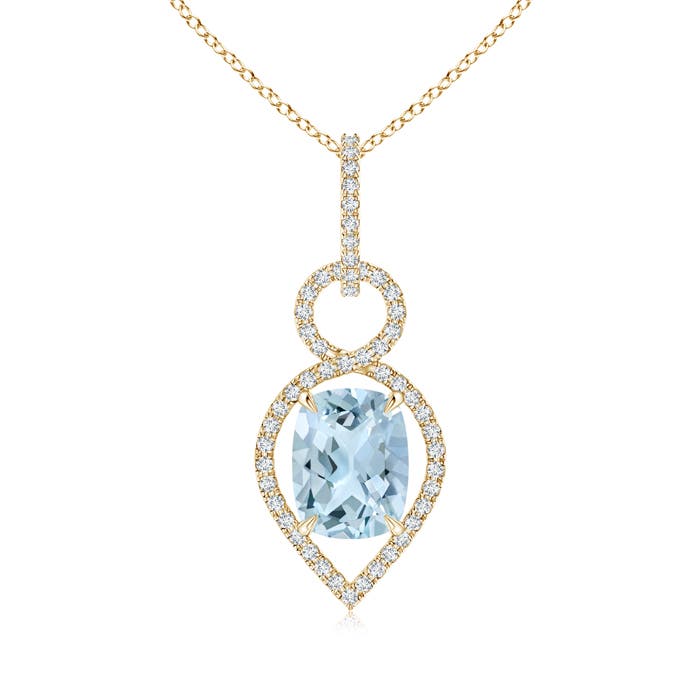 AA - Aquamarine / 2.12 CT / 14 KT Yellow Gold