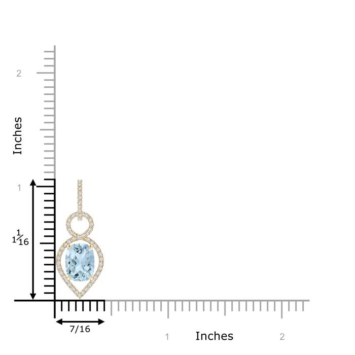 AA - Aquamarine / 2.12 CT / 14 KT Yellow Gold