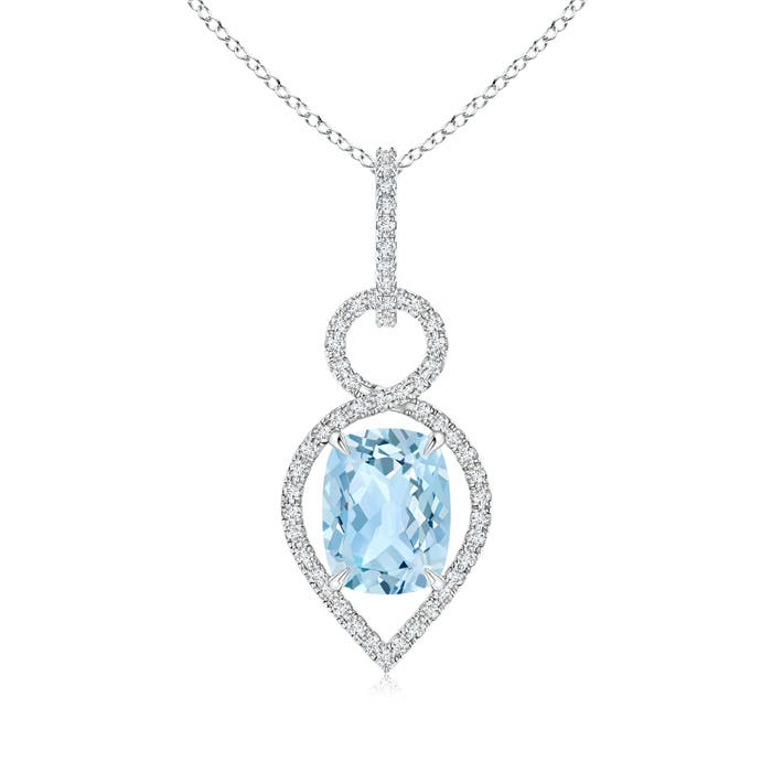 AAA - Aquamarine / 2.12 CT / 14 KT White Gold