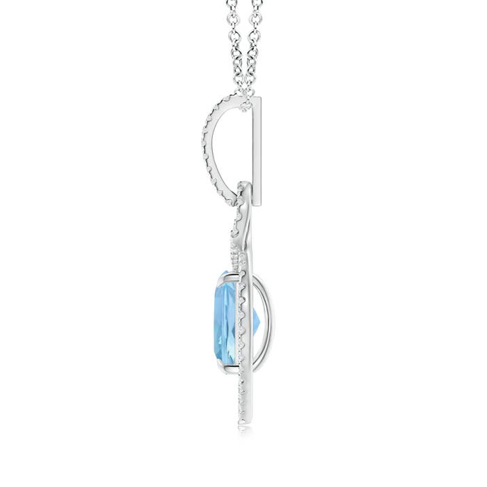 AAAA - Aquamarine / 2.12 CT / 14 KT White Gold