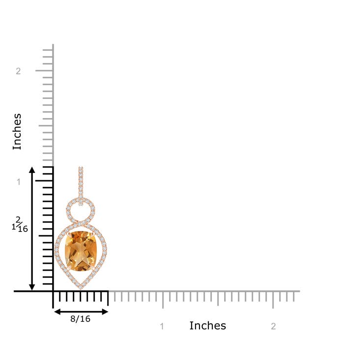 A - Citrine / 2.95 CT / 14 KT Rose Gold