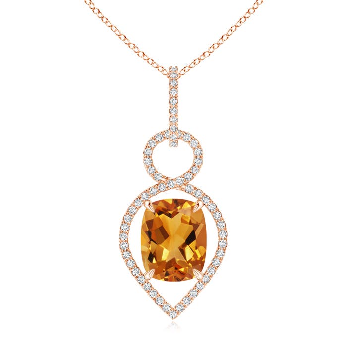 AA - Citrine / 2.95 CT / 14 KT Rose Gold