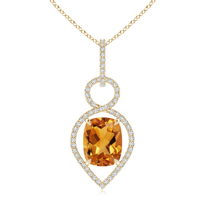 AA - Citrine / 2.95 CT / 14 KT Yellow Gold