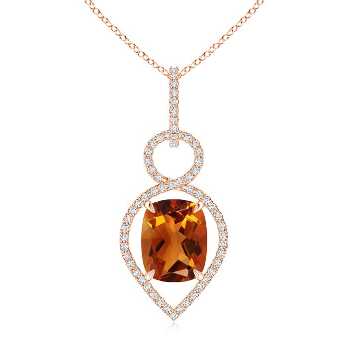 AAAA - Citrine / 2.95 CT / 14 KT Rose Gold