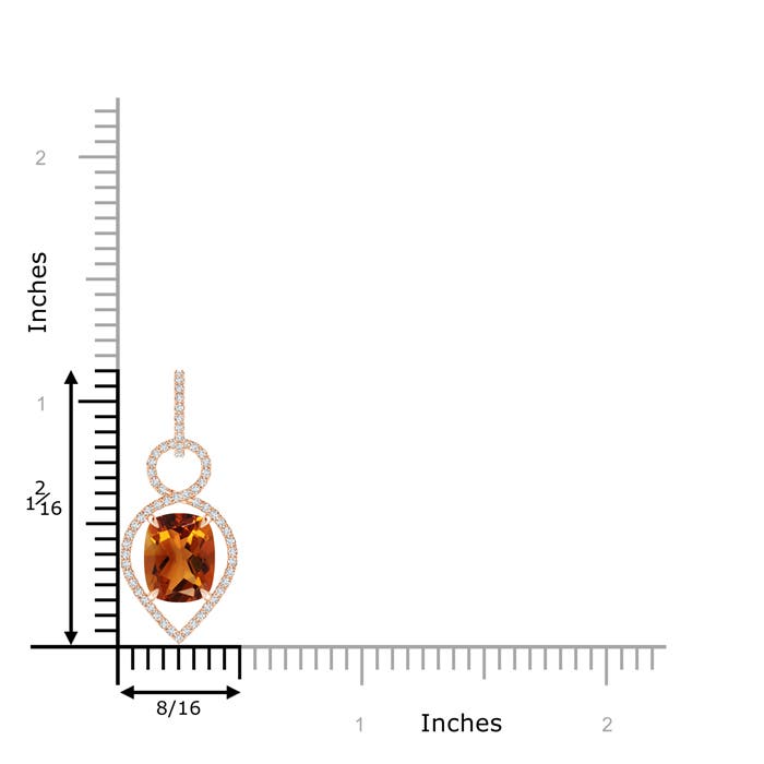 AAAA - Citrine / 2.95 CT / 14 KT Rose Gold