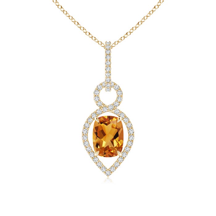 AA - Citrine / 1.59 CT / 14 KT Yellow Gold