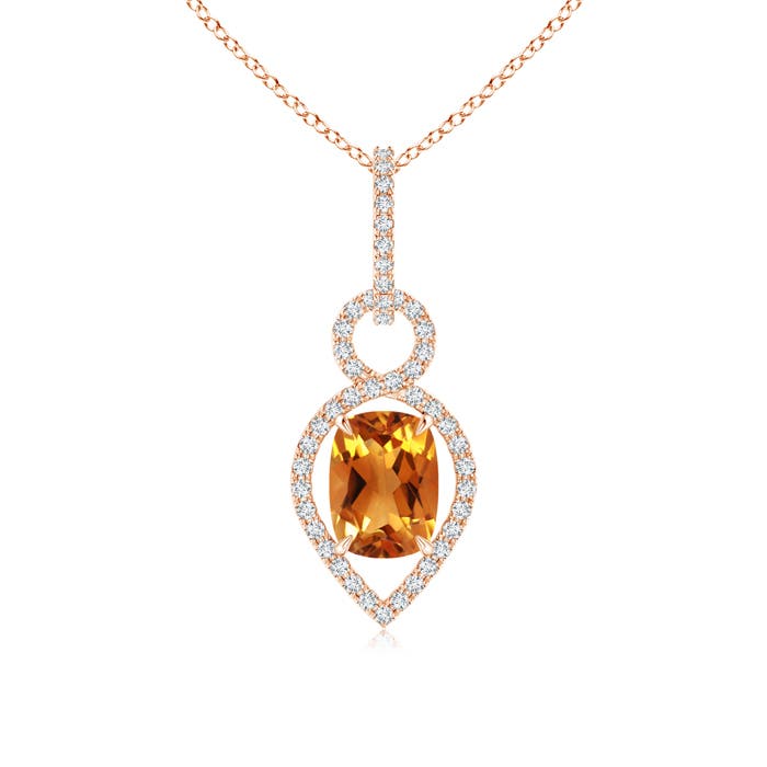 AAA - Citrine / 1.59 CT / 14 KT Rose Gold