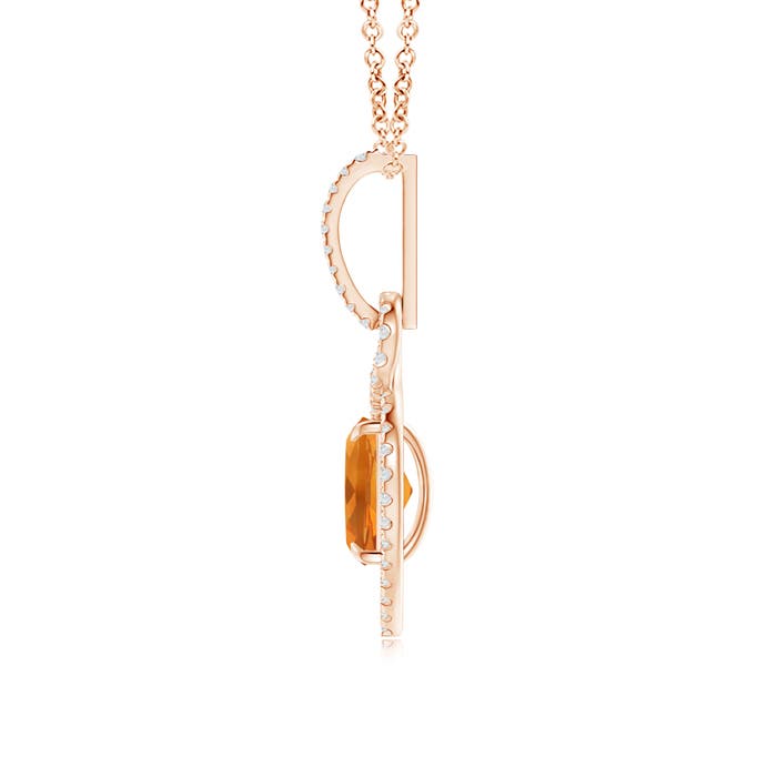 AAA - Citrine / 1.59 CT / 14 KT Rose Gold