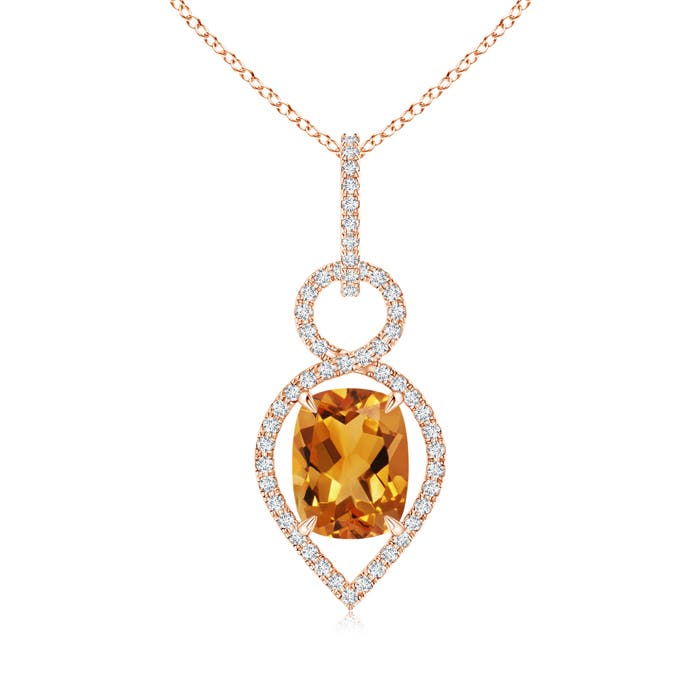 AA - Citrine / 2.22 CT / 14 KT Rose Gold