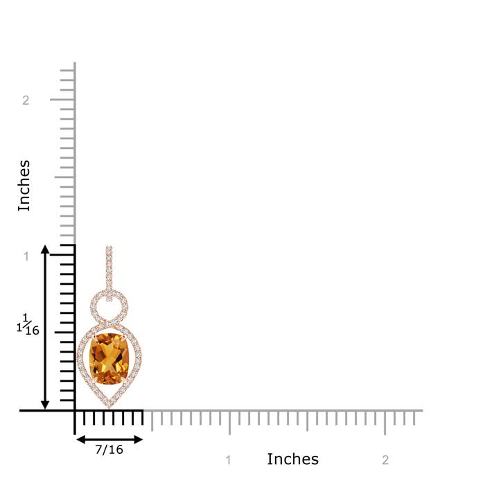 AA - Citrine / 2.22 CT / 14 KT Rose Gold