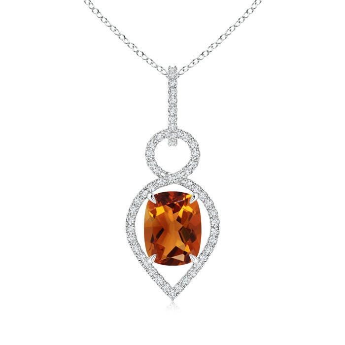 AAAA - Citrine / 2.22 CT / 14 KT White Gold