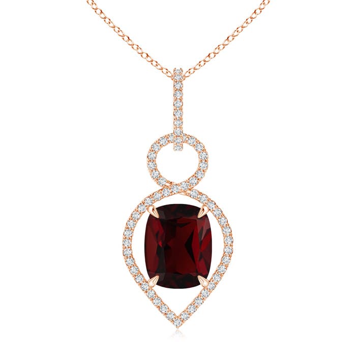 AA - Garnet / 3.65 CT / 14 KT Rose Gold