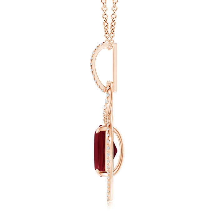 AAA - Garnet / 3.65 CT / 14 KT Rose Gold