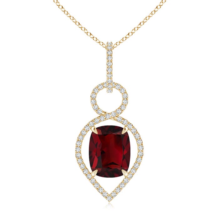 AAA - Garnet / 3.65 CT / 14 KT Yellow Gold