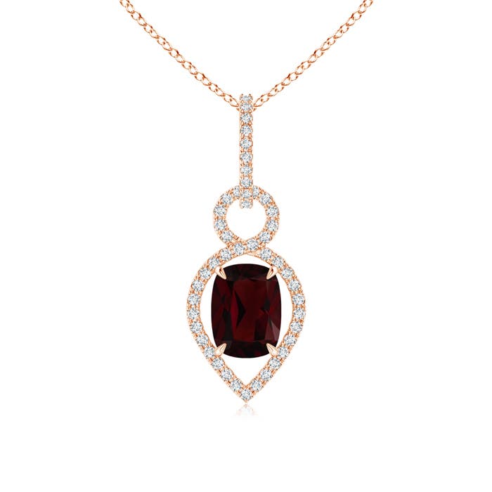 A - Garnet / 1.84 CT / 14 KT Rose Gold