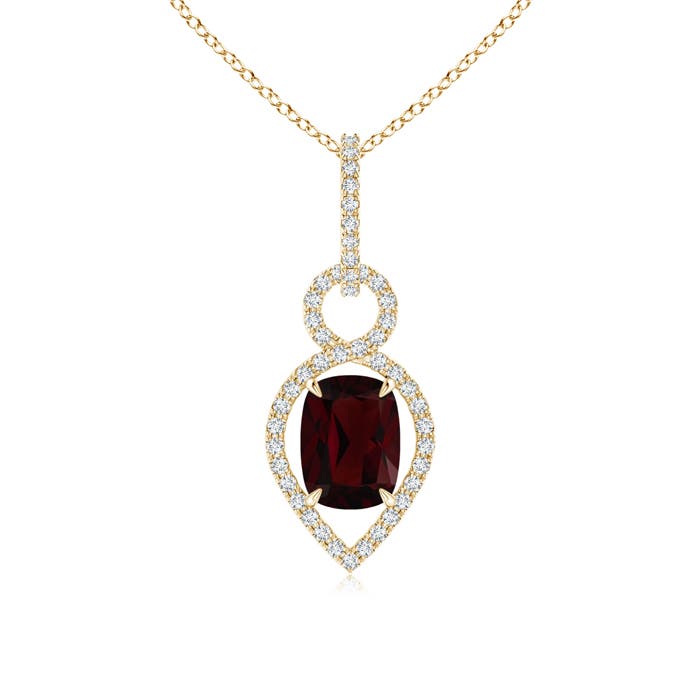 A - Garnet / 1.84 CT / 14 KT Yellow Gold