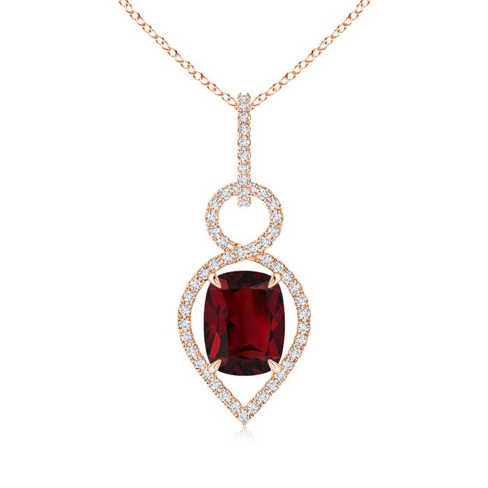 AAA - Garnet / 3.17 CT / 14 KT Rose Gold