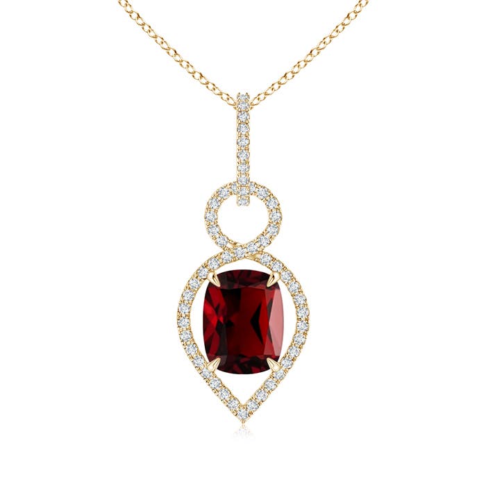 AAAA - Garnet / 3.17 CT / 14 KT Yellow Gold