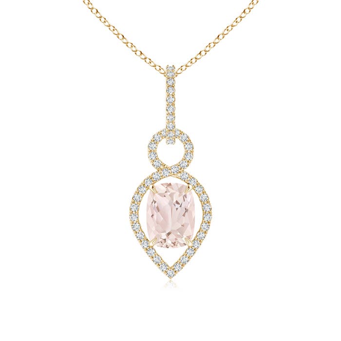 A - Morganite / 1.44 CT / 14 KT Yellow Gold