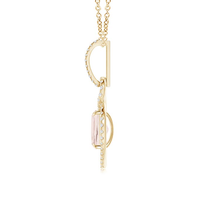 A - Morganite / 1.44 CT / 14 KT Yellow Gold