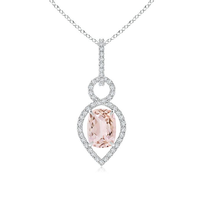 AA - Morganite / 1.44 CT / 14 KT White Gold