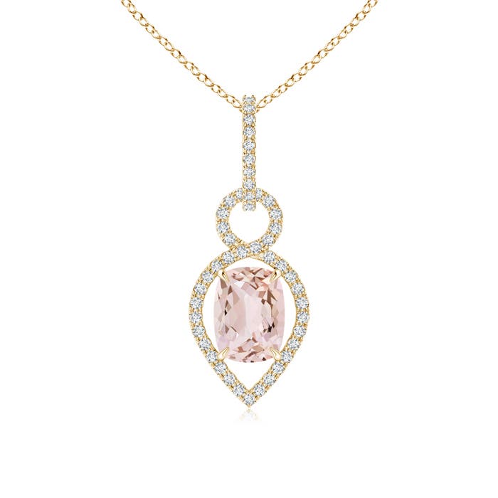 AA - Morganite / 1.44 CT / 14 KT Yellow Gold