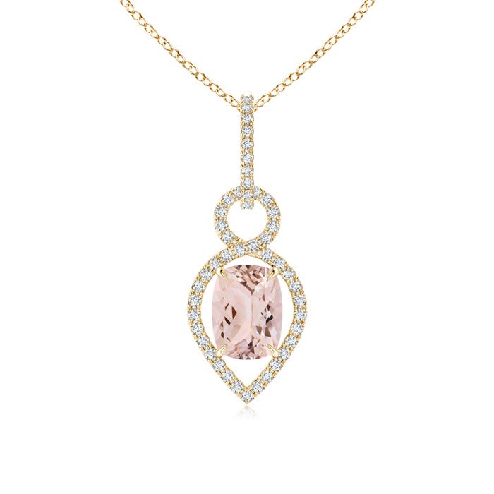 AAA - Morganite / 1.44 CT / 14 KT Yellow Gold