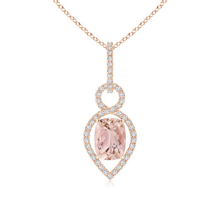 AAAA - Morganite / 1.44 CT / 14 KT Rose Gold