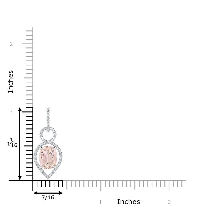 A - Morganite / 2.07 CT / 14 KT White Gold