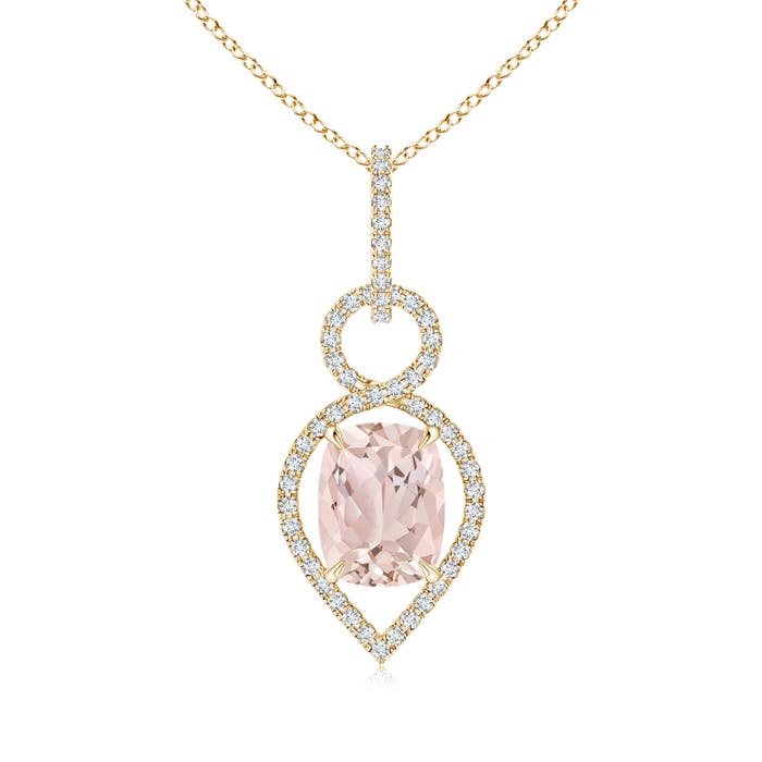 A - Morganite / 2.07 CT / 14 KT Yellow Gold